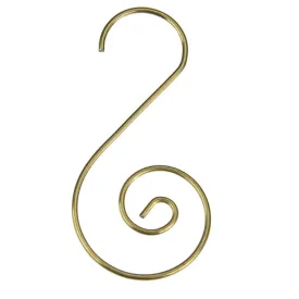1.75" Gold Christmas Ornament Hooks Club Pack of 40