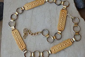 1960s link metal belt