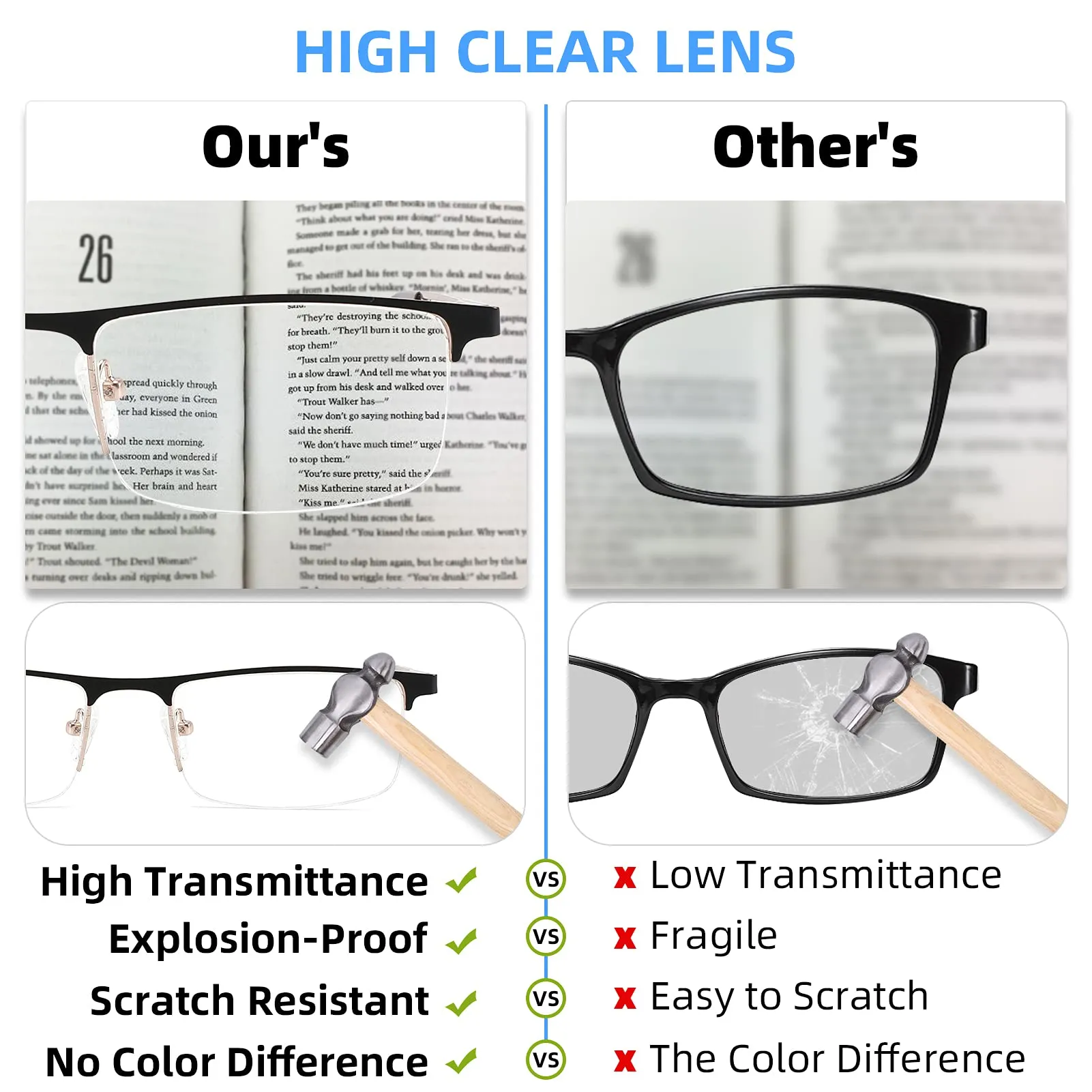4-Pack Blue Light Blocking Reading Glasses for Men, Stylish Metal Frame Computer Readers with Sping Hinges Anti Glare/Eye Strain Uv Filter ( 1.25 Strength) 4 Pack(black/Metalgun/Brown/Glod) 1.25x