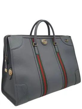 715773 Bauletto extra large canvas double bag tote strap