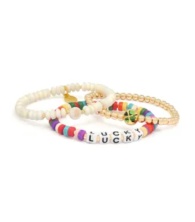 Affirmation Bracelets - Lucky