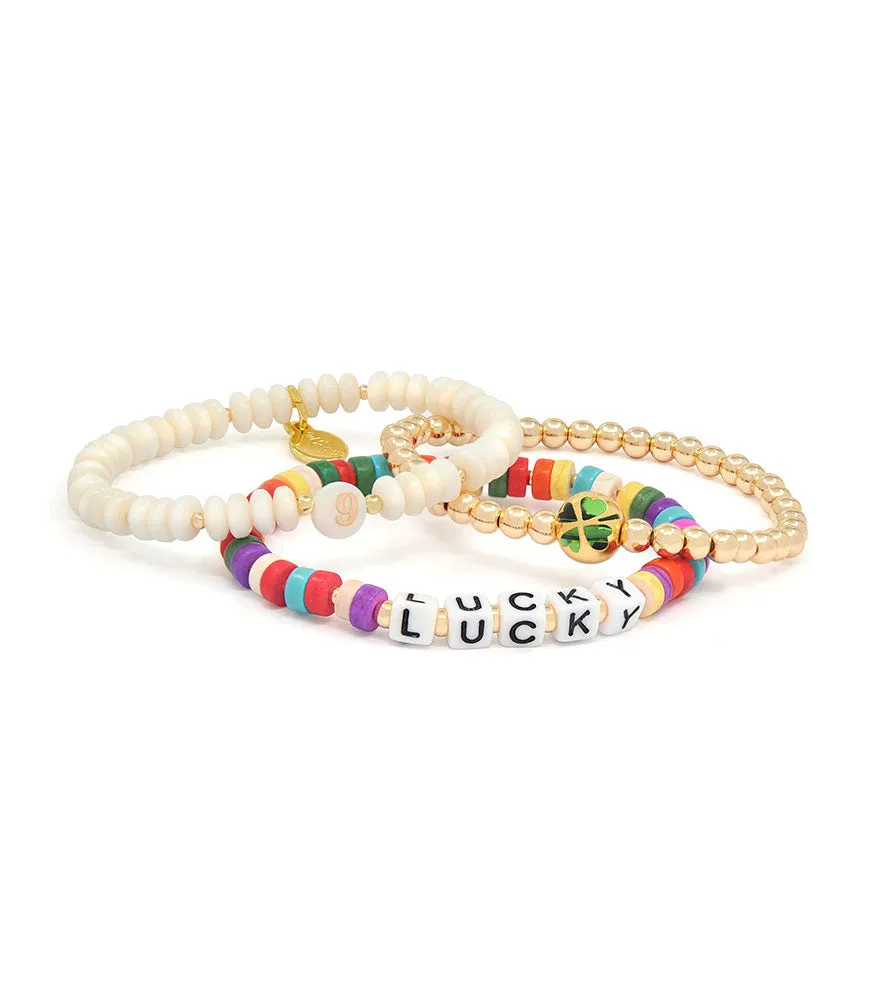 Affirmation Bracelets - Lucky