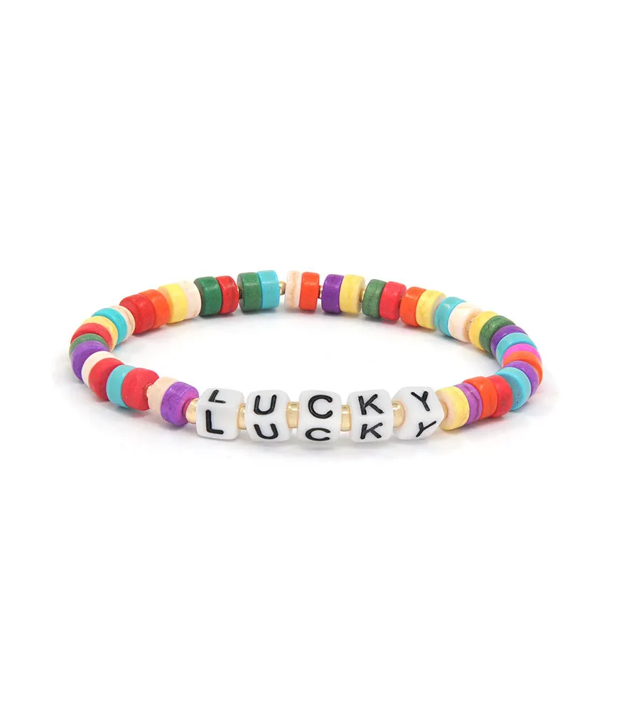 Affirmation Bracelets - Lucky
