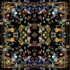 Alessandra Luciano Gemstones silk scarf AL50-1 90cm