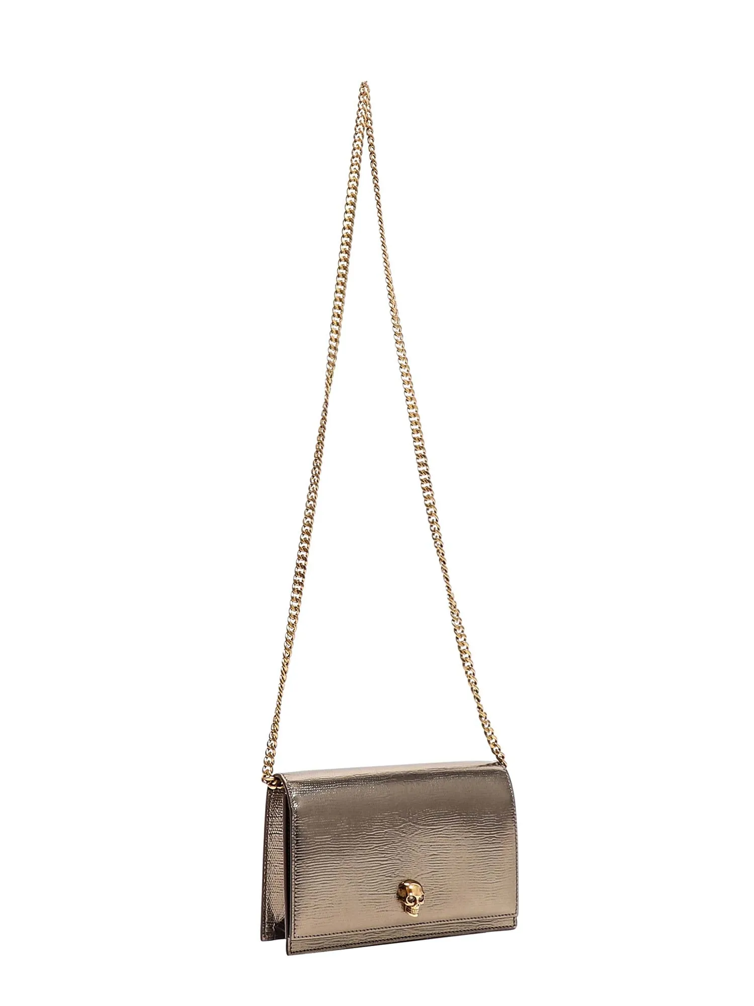 Alexander McQueen Metallic Clutch