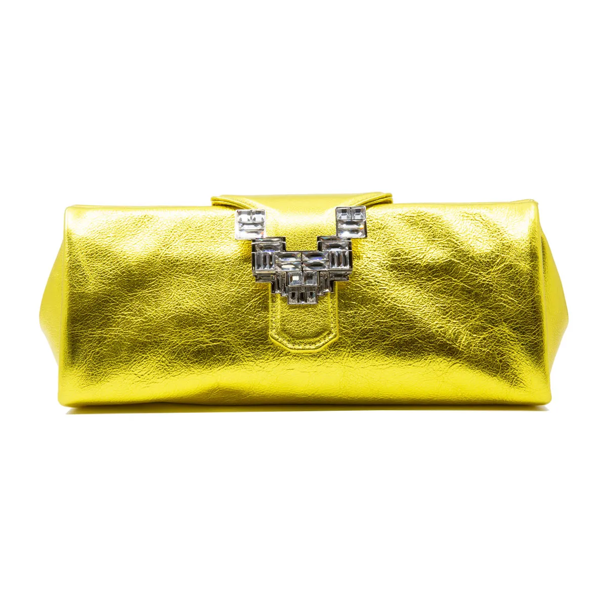 Anthea Embellished Leather Clutch Bag