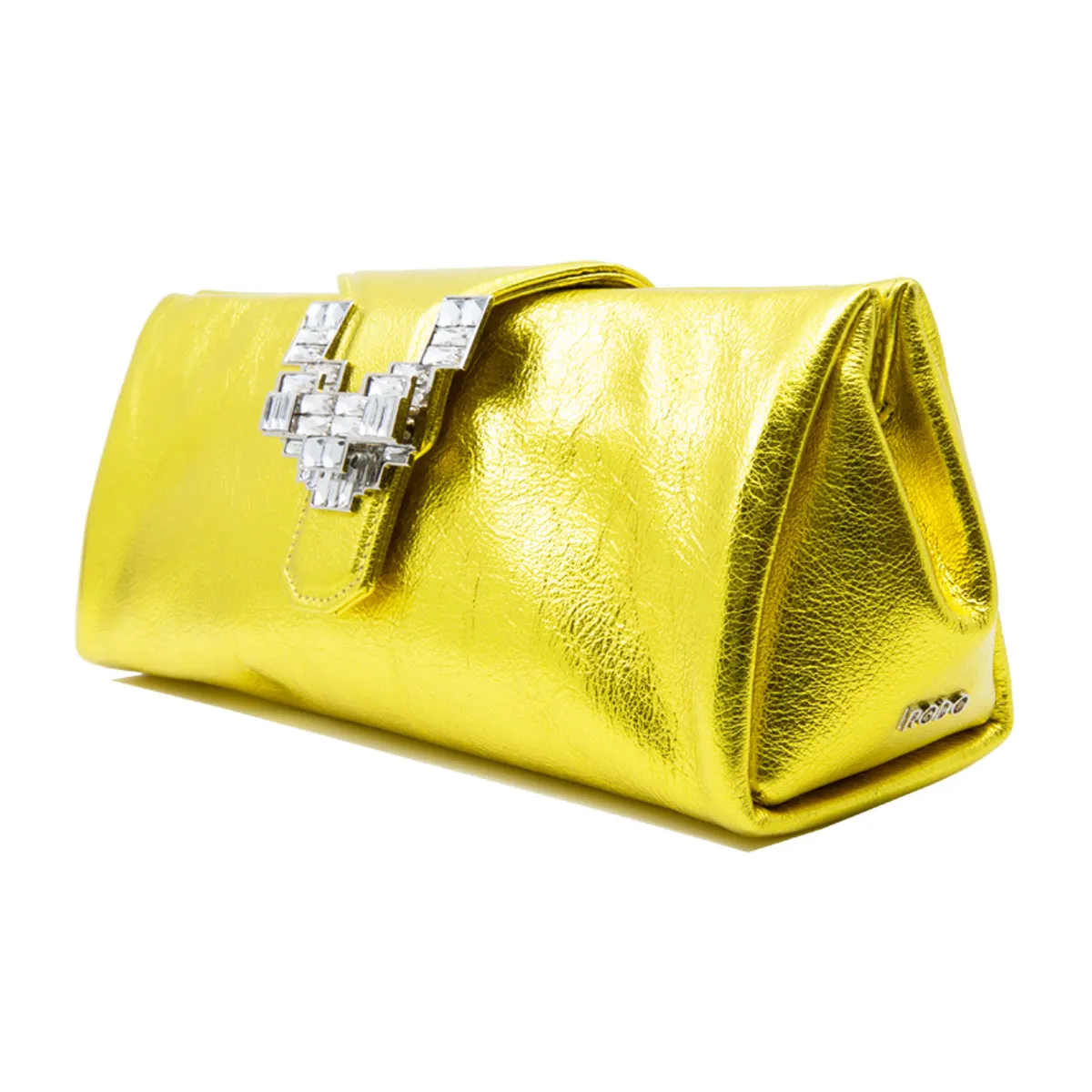 Anthea Embellished Leather Clutch Bag