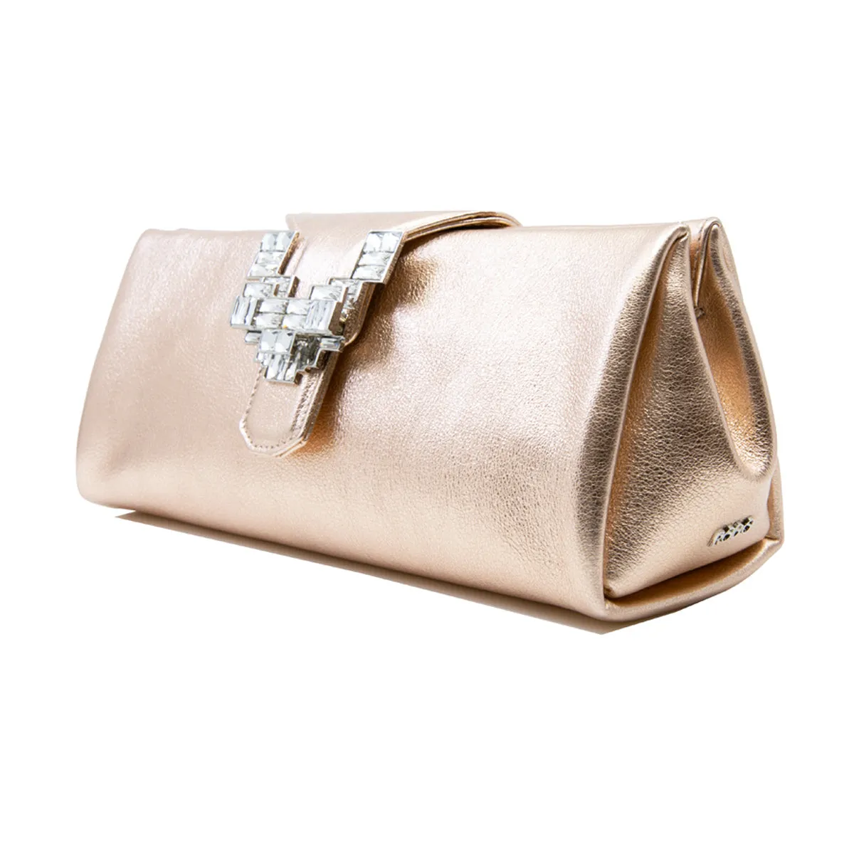Anthea Embellished Leather Clutch Bag