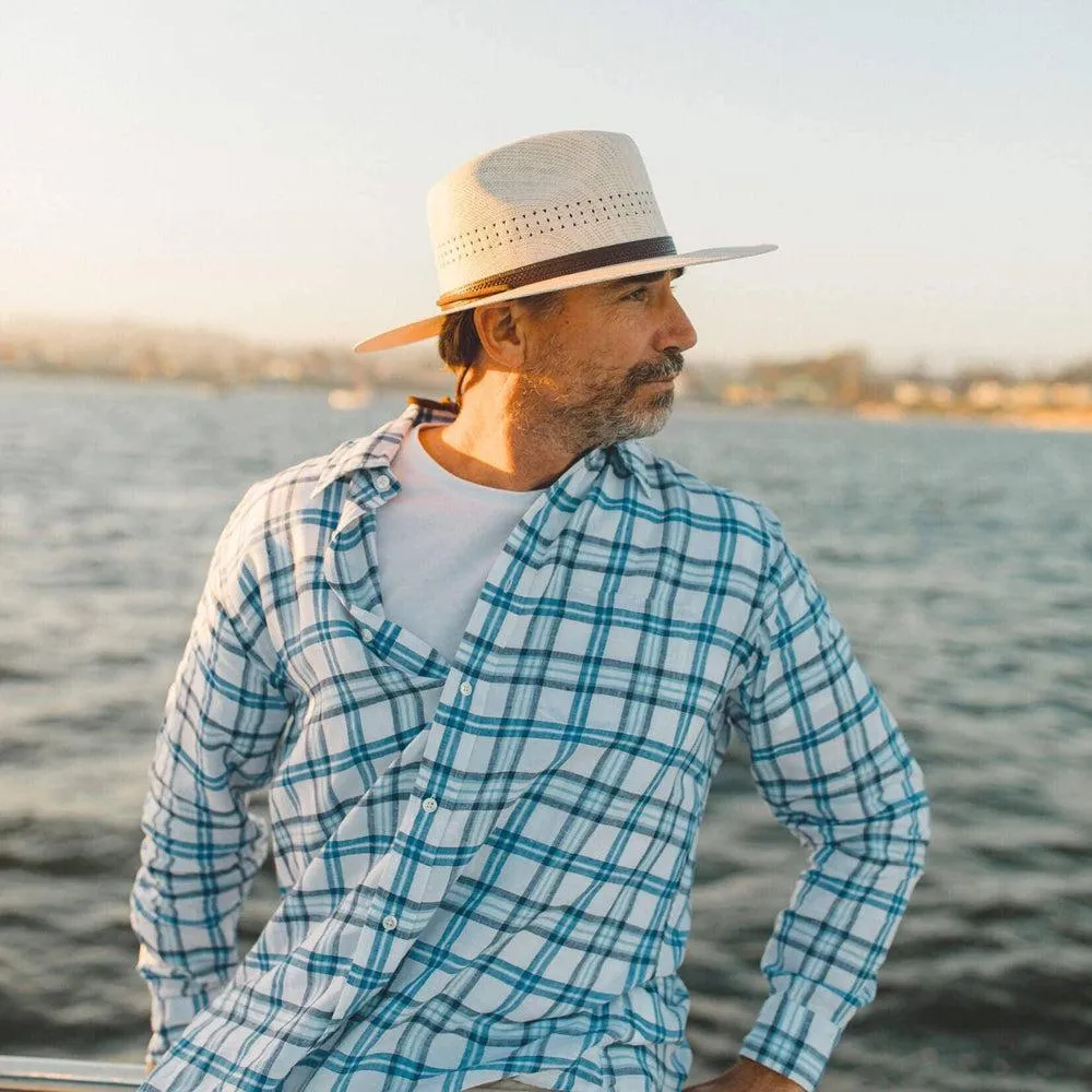 Barcelona | Mens Wide Brim Straw Sun Hat