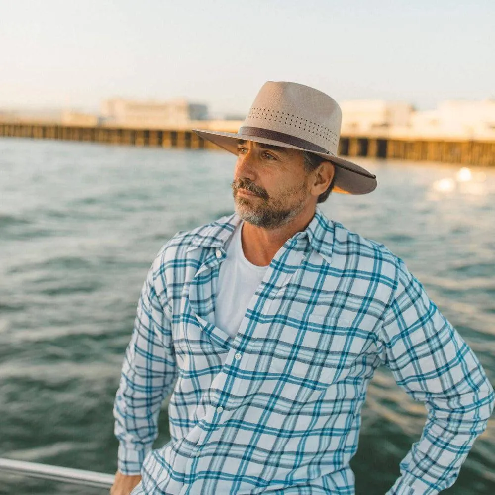 Barcelona | Mens Wide Brim Straw Sun Hat