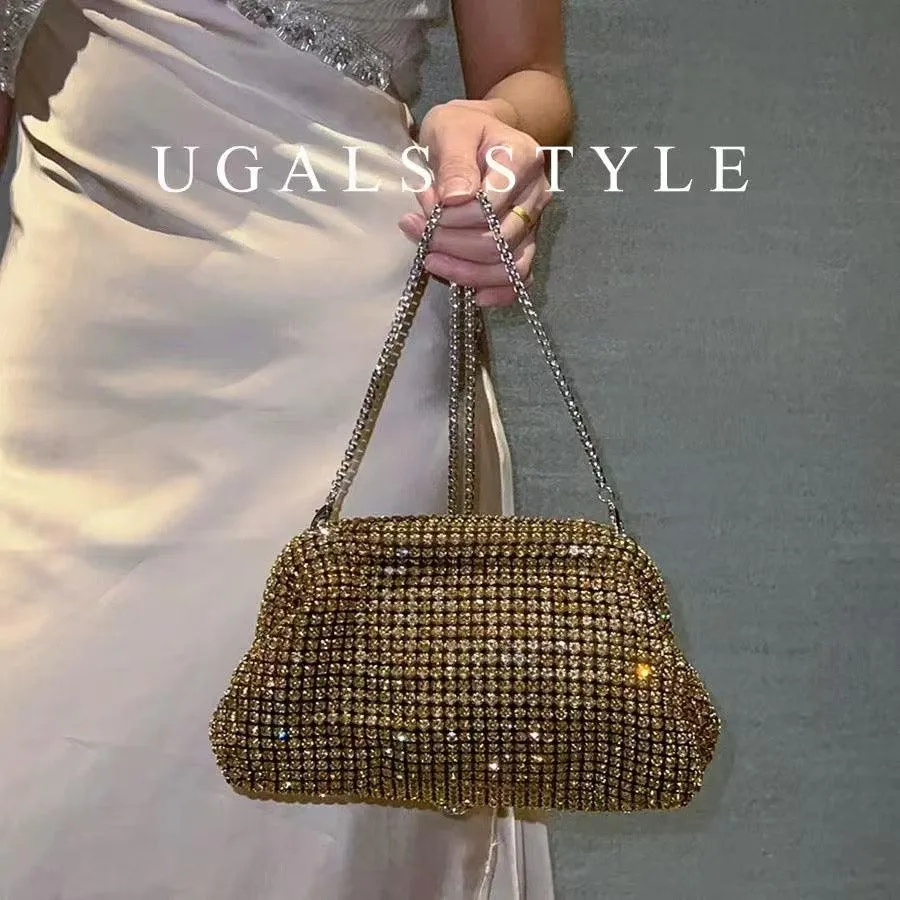 Benedetta Bruzziches
Venus La Grande Metallic gold tone Clutch Bag