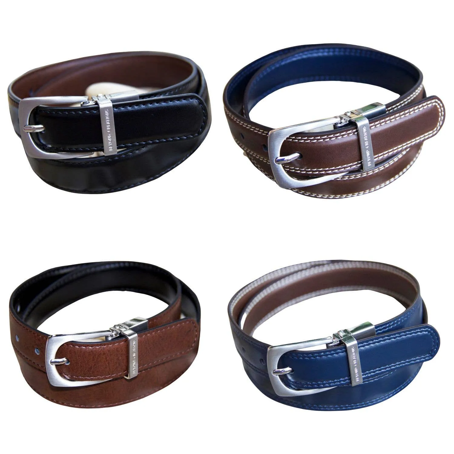 Black/ Brown Reversible Leather Belt