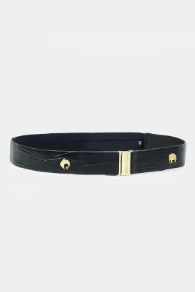 Black Iconopin Belt