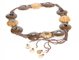 Bohemian Coconut Belt Women Flower
