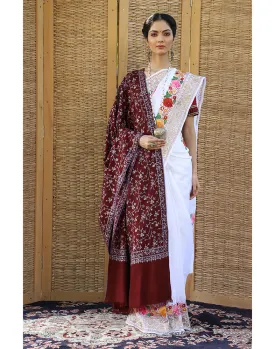Brown Jaldaar Pashmina Shawl