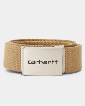 Carhartt WIP - Chrome Clip Belt - Leather