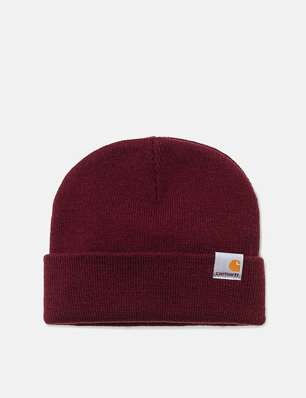 Carhartt-WIP Stratus Low Beanie Hat - Merlot Burgundy