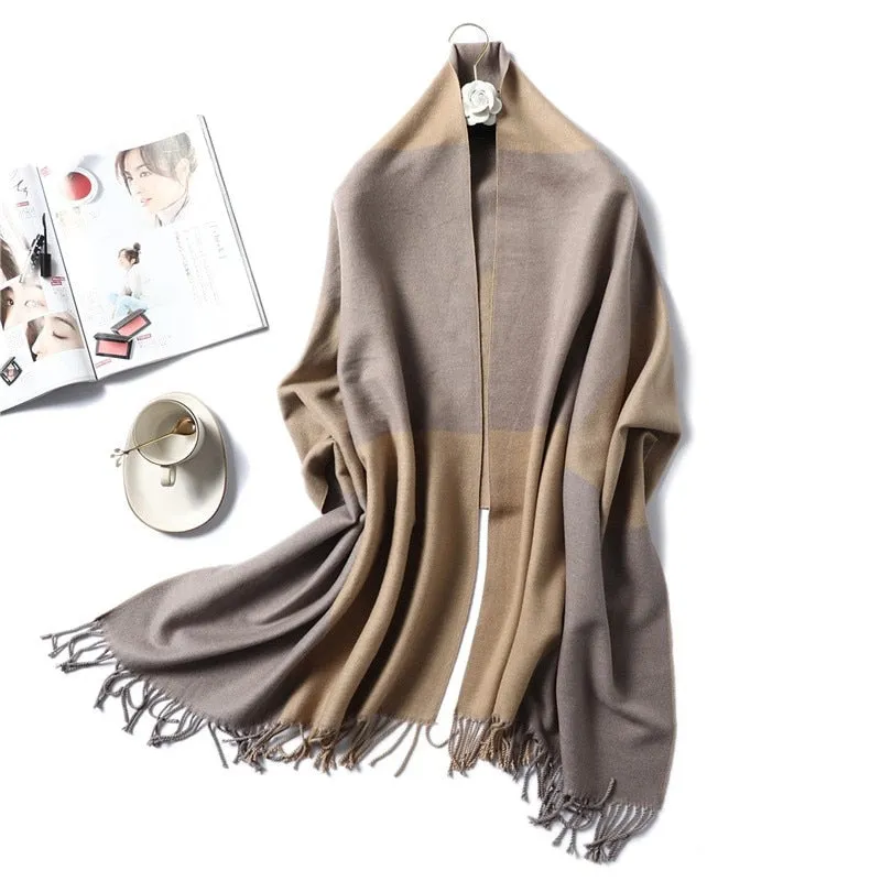 Cashmere Warm Scarf Women's Shawl Wrap Warm