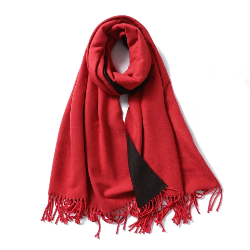 Cashmere Warm Scarf Women's Shawl Wrap Warm
