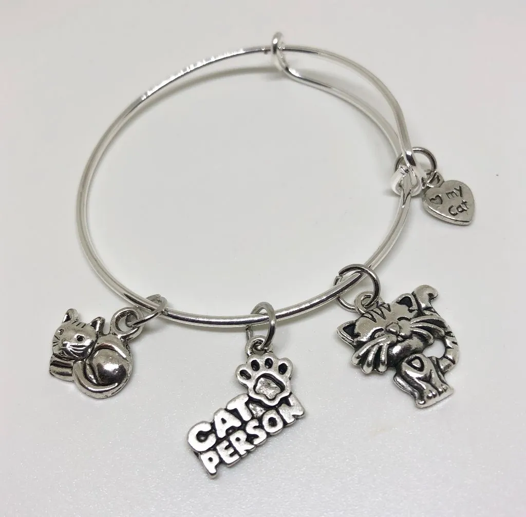 Cat Charm Bracelet - Happy Kitten