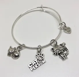 Cat Charm Bracelet - Happy Kitten