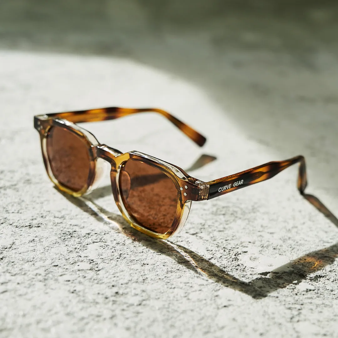 CG 502 Round Sunglasses Tortoise