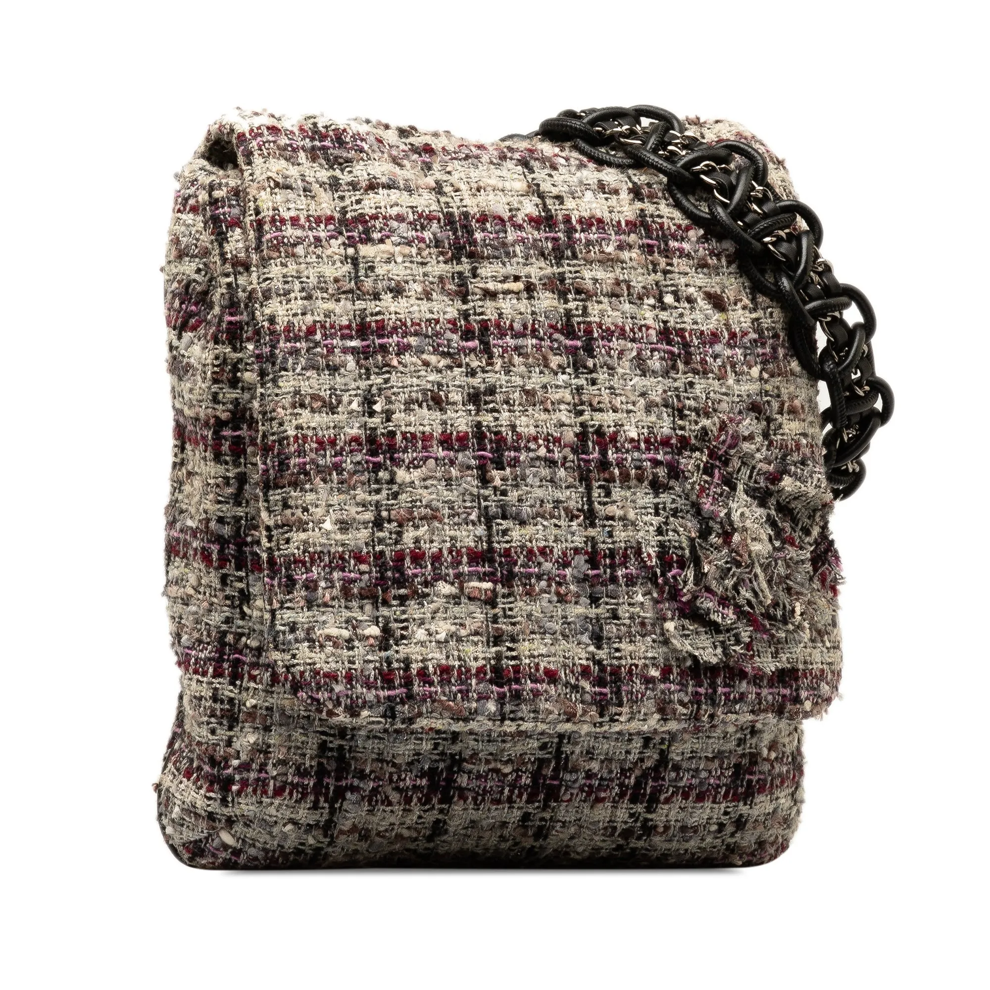 Chanel Tweed Camellia Crossbody Crossbody Bag