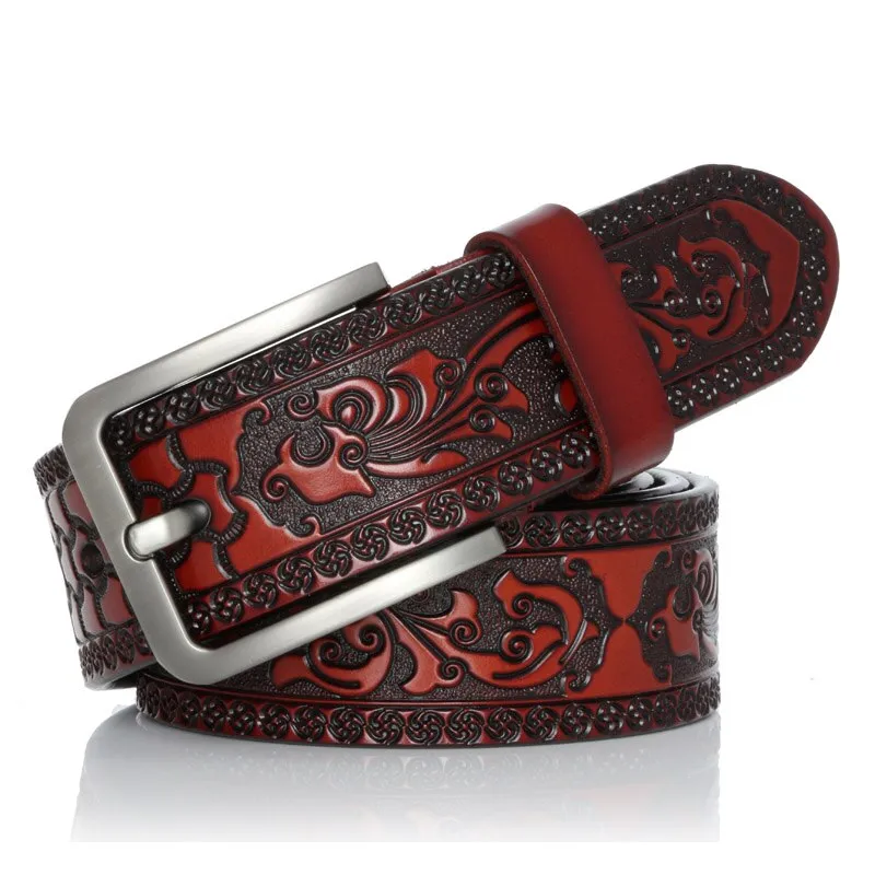 Designer Cow Leather Belt - Classic Style