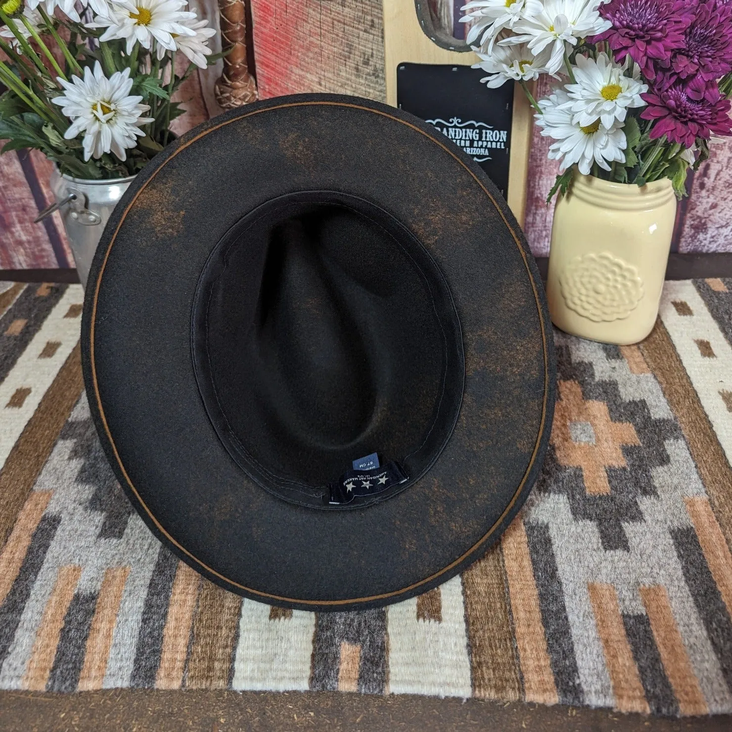 Distressed Fedora "Backroads" by American Hat Makers  720014