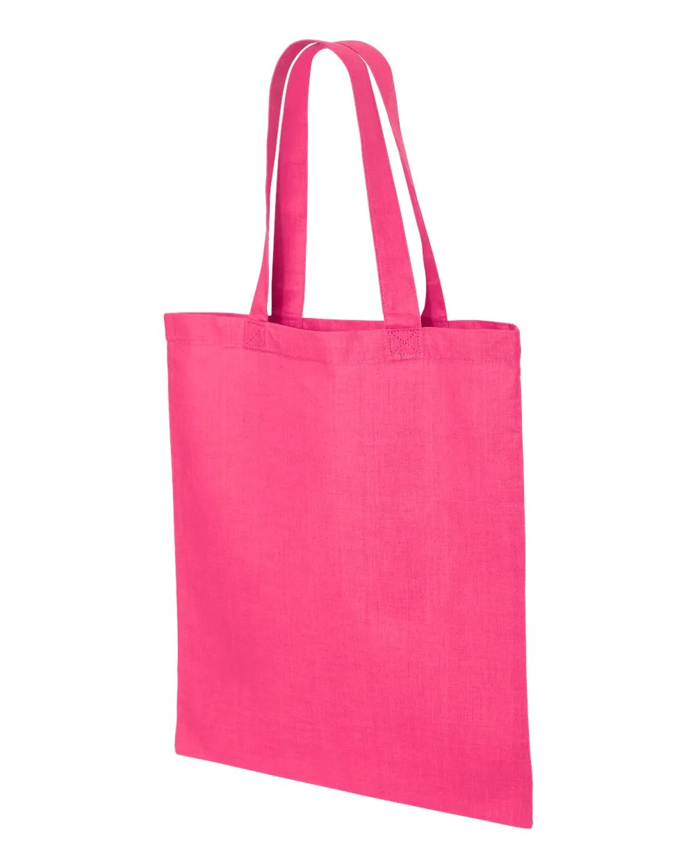 Economical Tote Bag | Q-Tees QTB | Medium Embroidery (7" X 7")