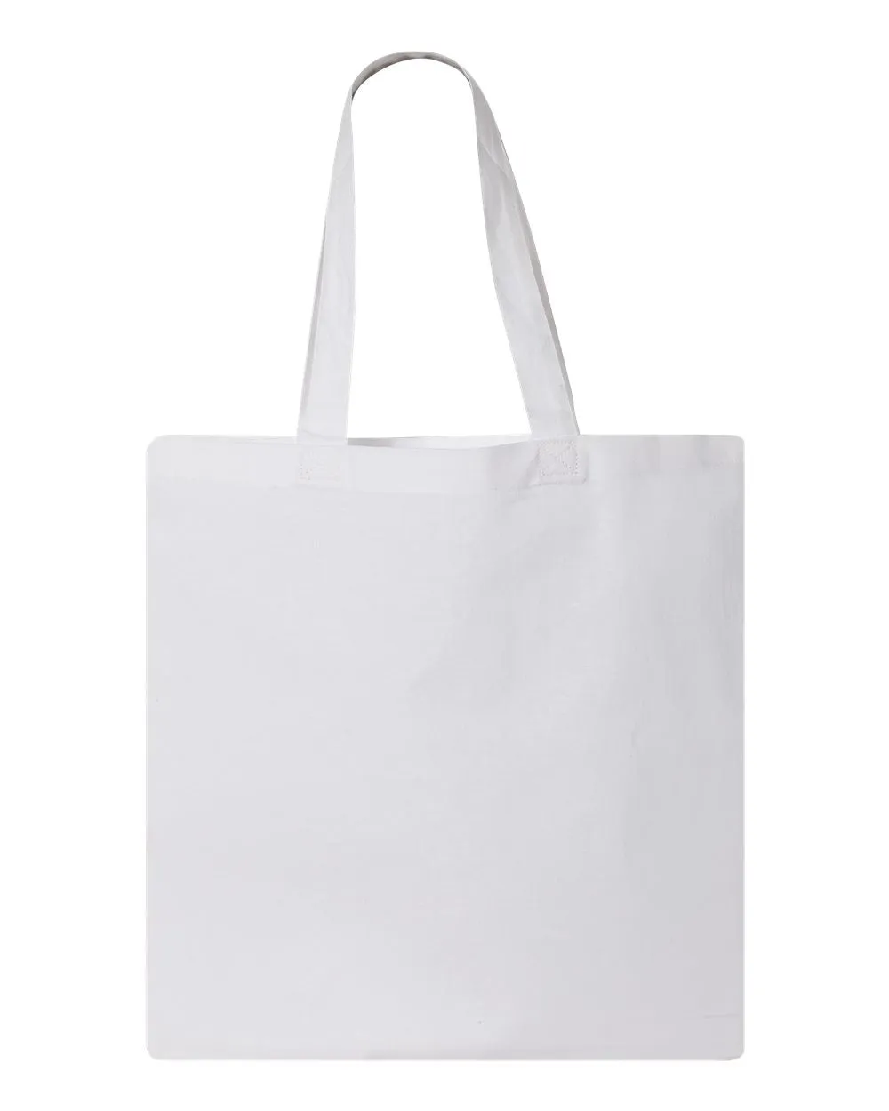Economical Tote Bag | Q-Tees QTB | Medium Embroidery (7" X 7")