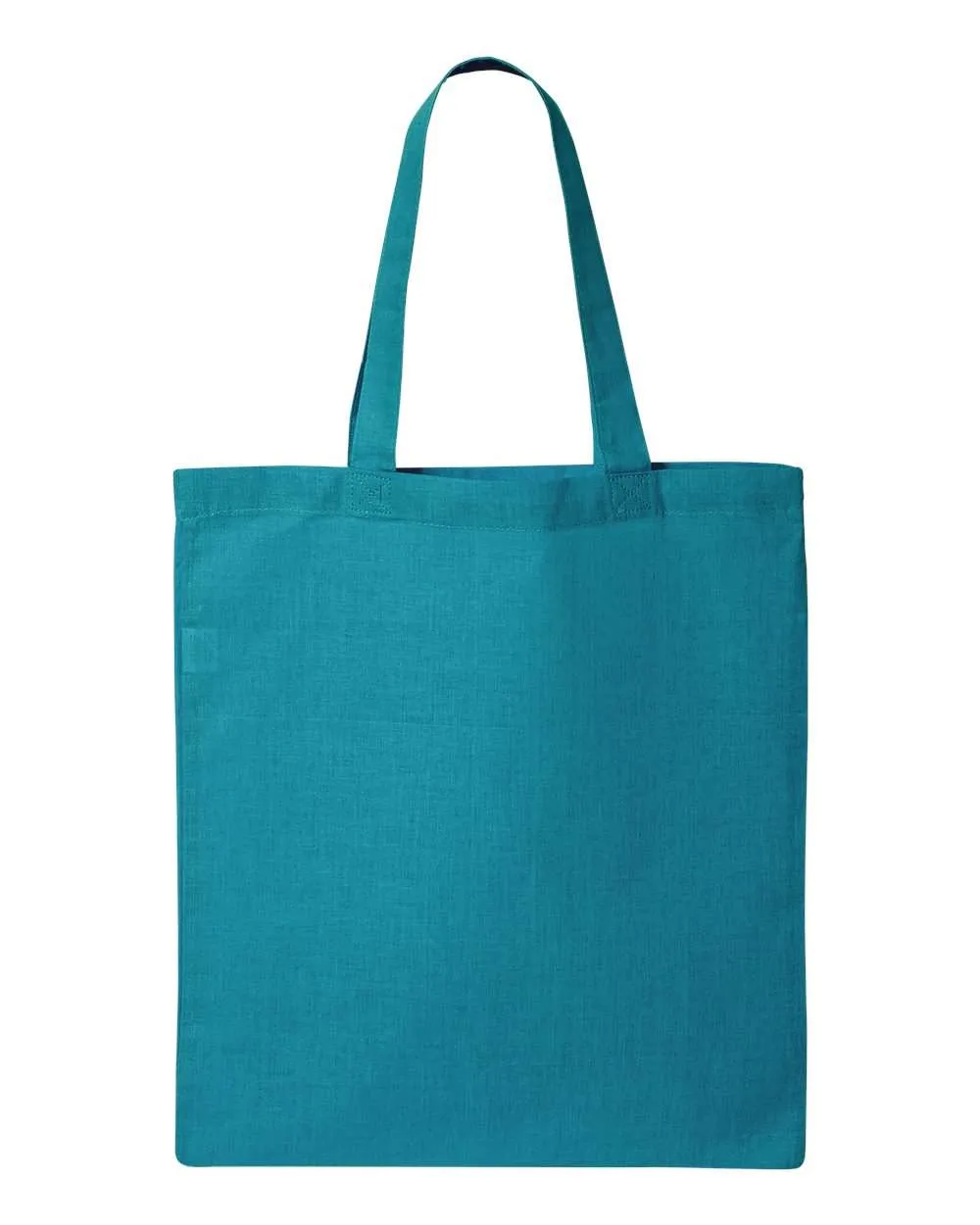 Economical Tote Bag | Q-Tees QTB | Medium Embroidery (7" X 7")