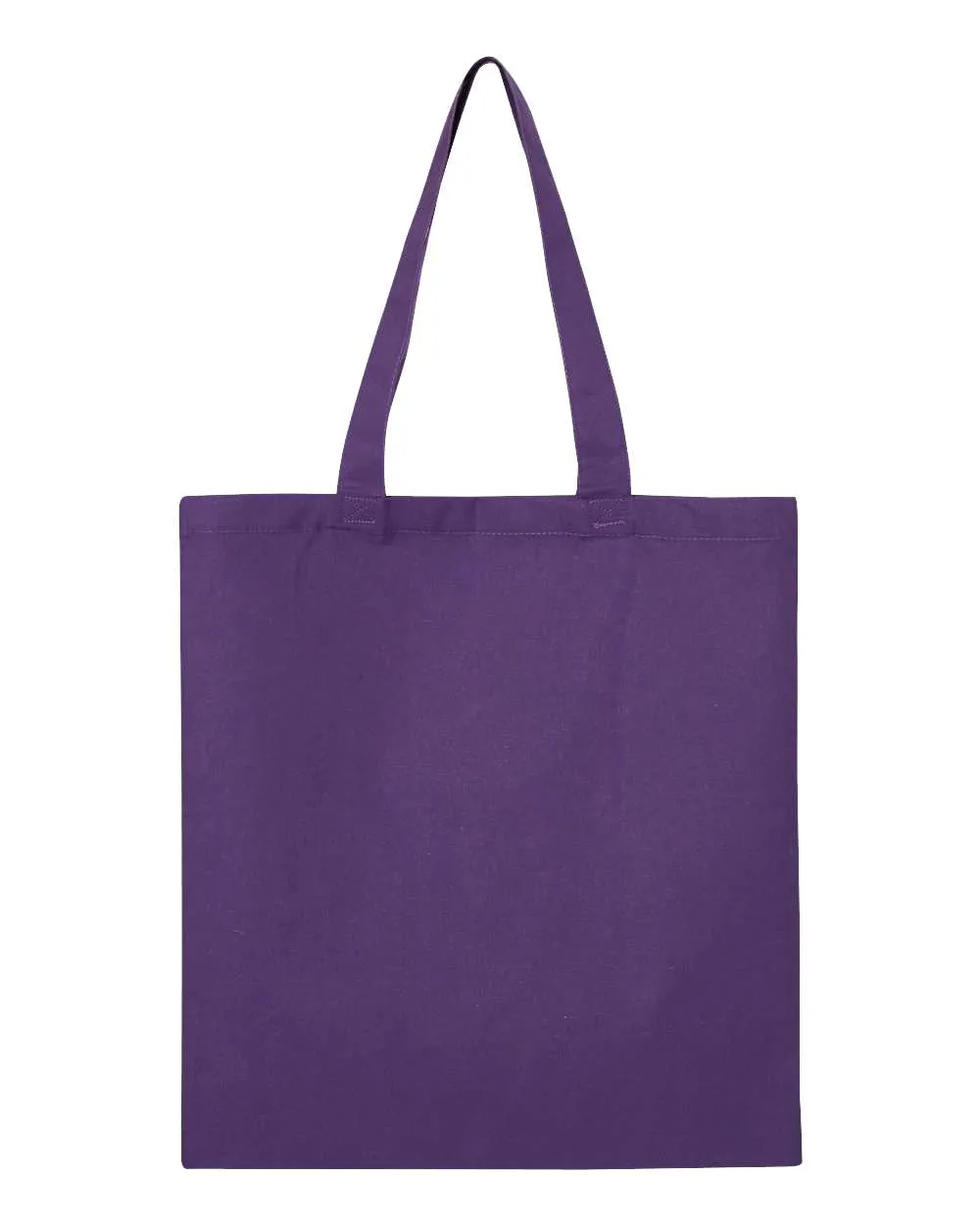 Economical Tote Bag | Q-Tees QTB | Medium Embroidery (7" X 7")