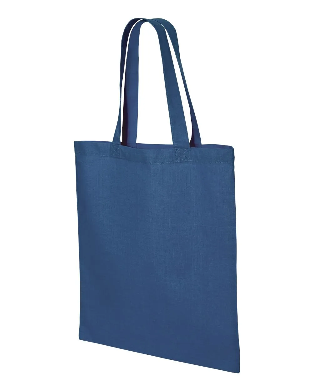 Economical Tote Bag | Q-Tees QTB | Medium Embroidery (7" X 7")