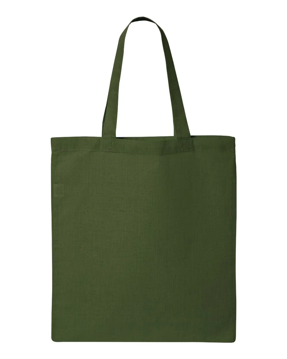 Economical Tote Bag | Q-Tees QTB | Medium Embroidery (7" X 7")