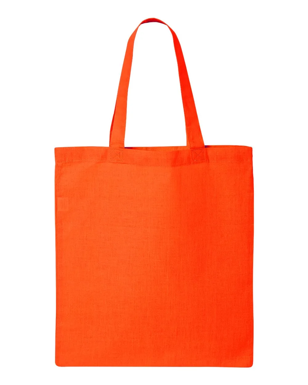 Economical Tote Bag | Q-Tees QTB | Medium Embroidery (7" X 7")