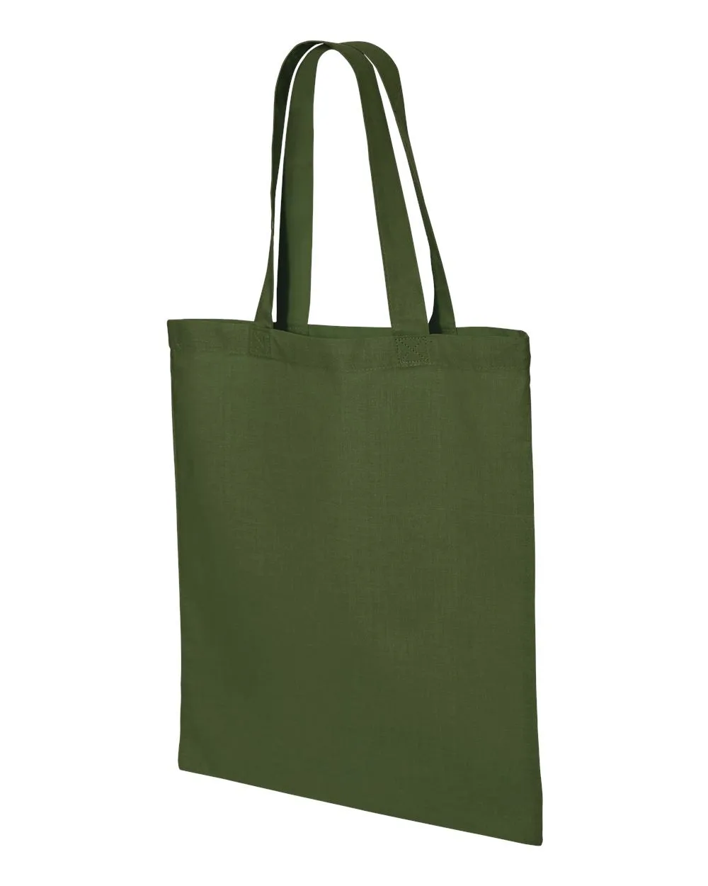 Economical Tote Bag | Q-Tees QTB | Medium Embroidery (7" X 7")