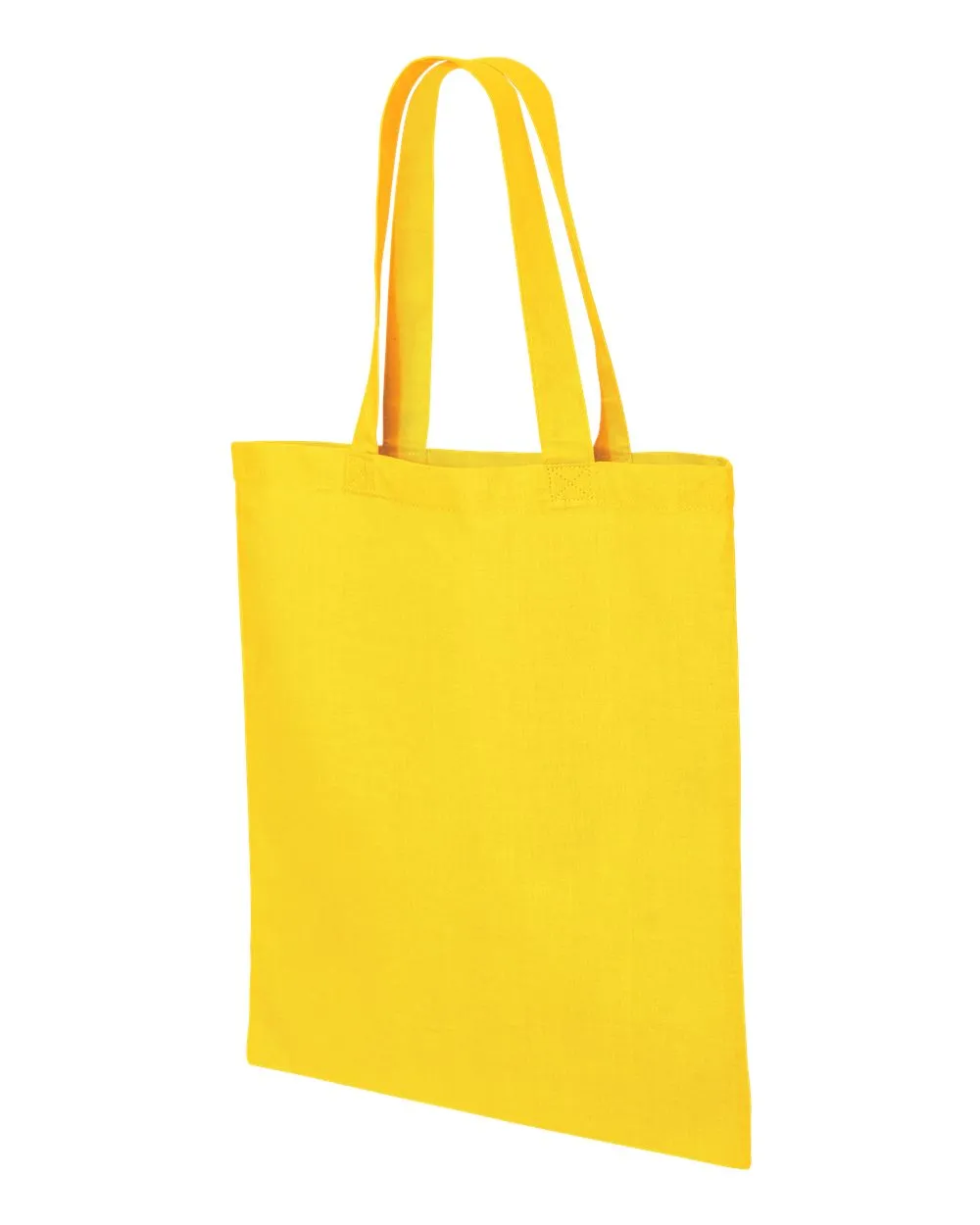 Economical Tote Bag | Q-Tees QTB | Medium Embroidery (7" X 7")