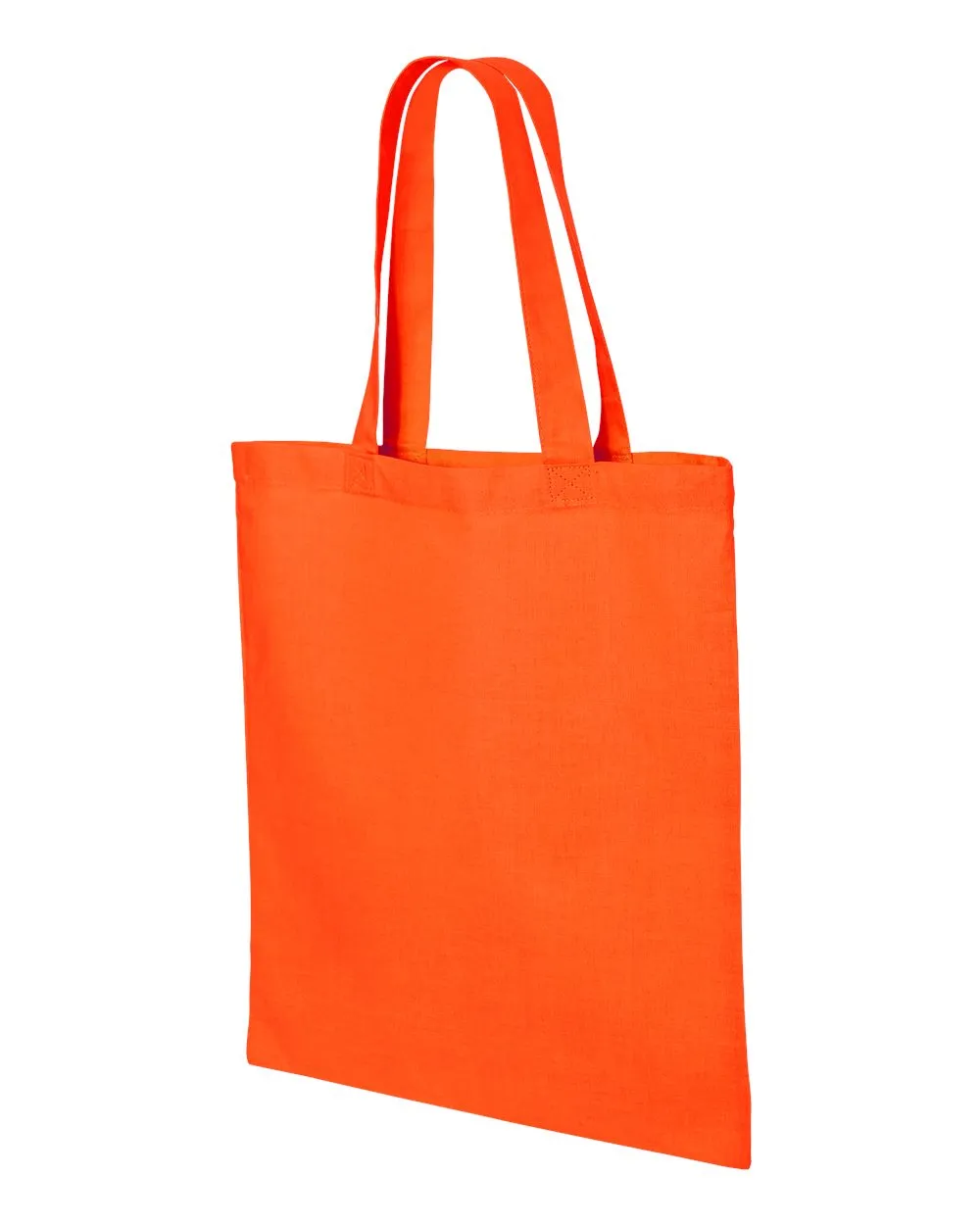 Economical Tote Bag | Q-Tees QTB | Medium Embroidery (7" X 7")