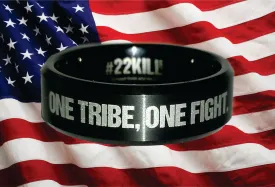 Engraved Honor Ring ("One Tribe, One Fight")