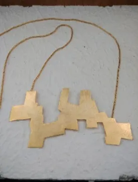 Gold Brass Necklaces-Ikur