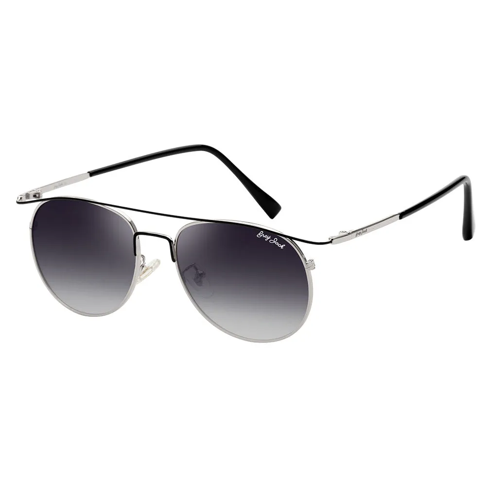 GREY JACK Round Metal Stylish Polarized Sunglasses for Women 2314