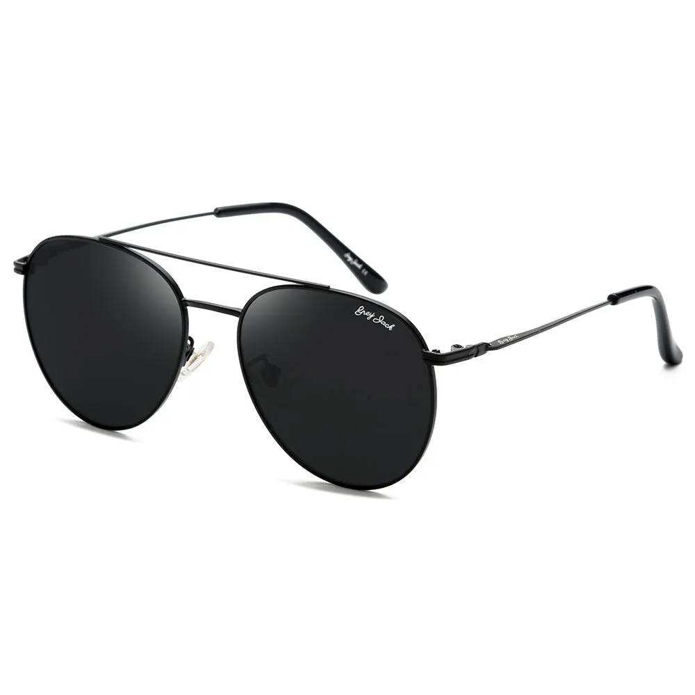 GRYE JACK Metal Round Polarized UV400 Protected Sunglasses for Women 2312