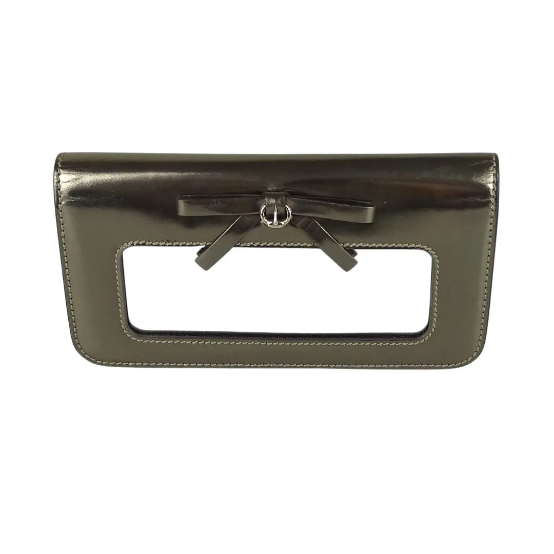 Gucci Metallic Gold Mirror Clutch
