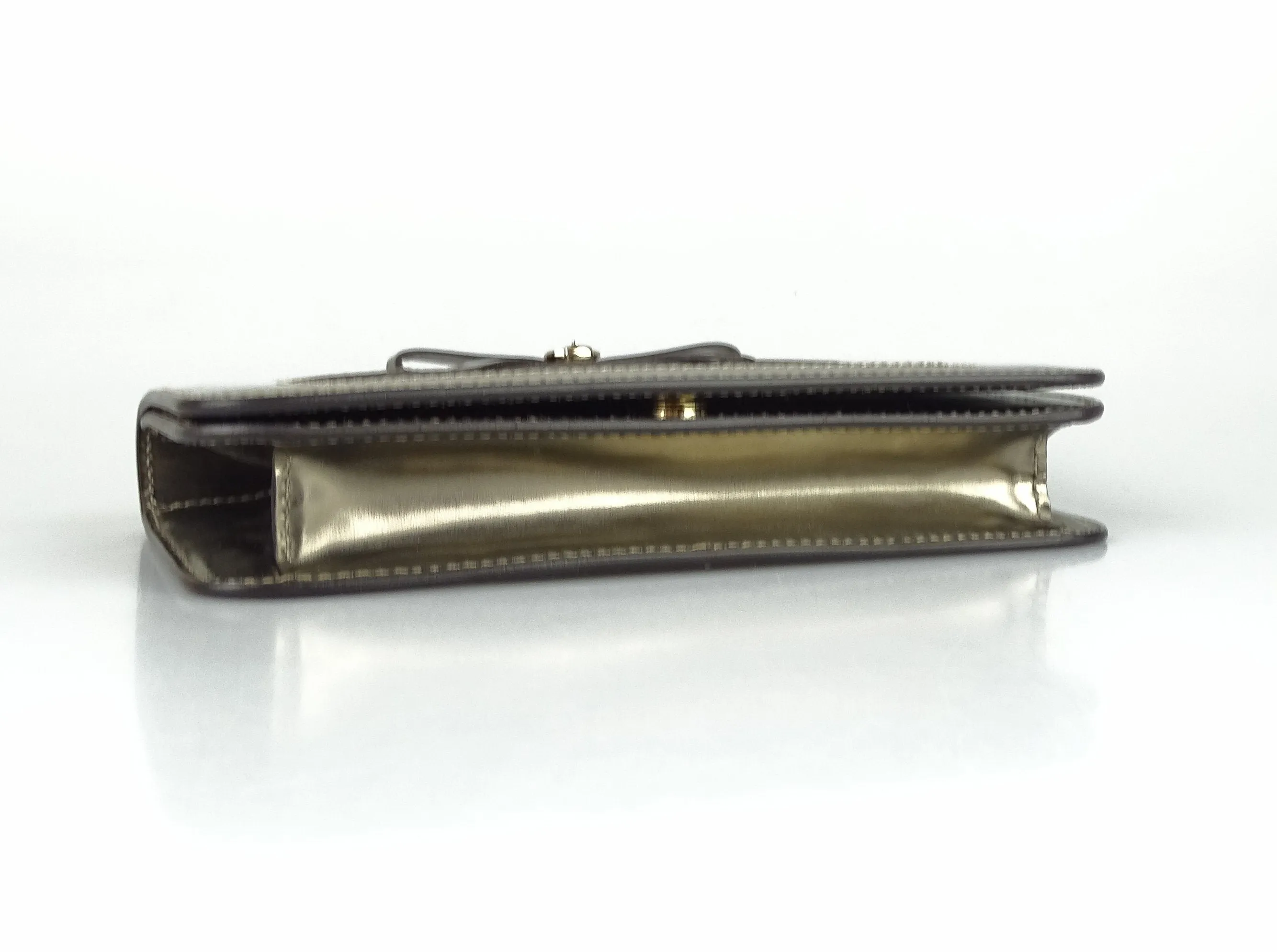 Gucci Metallic Gold Mirror Clutch