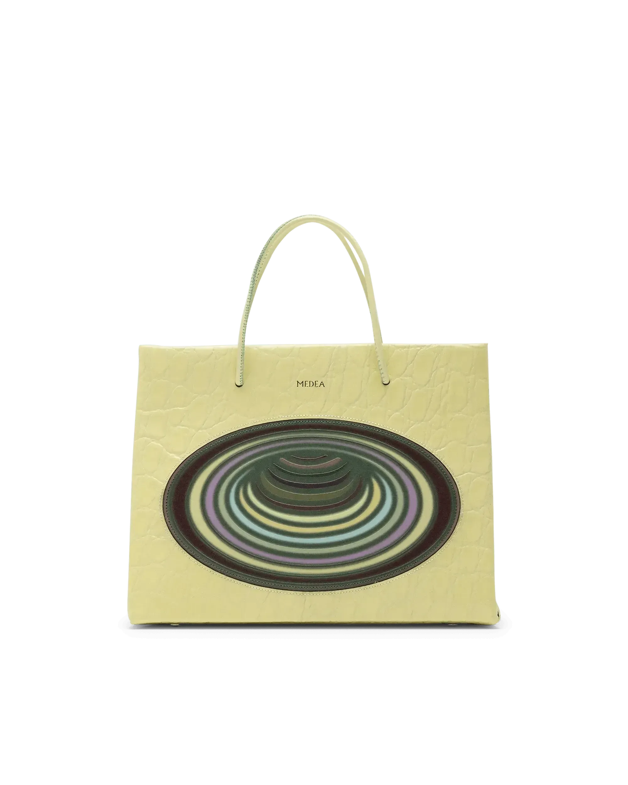 Hanna Croc Calfskin Tote Bag