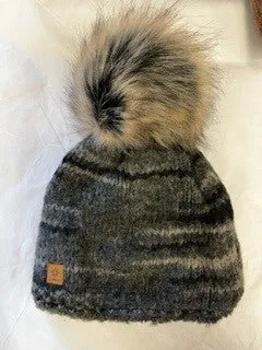 Hat Wool Pom Pom