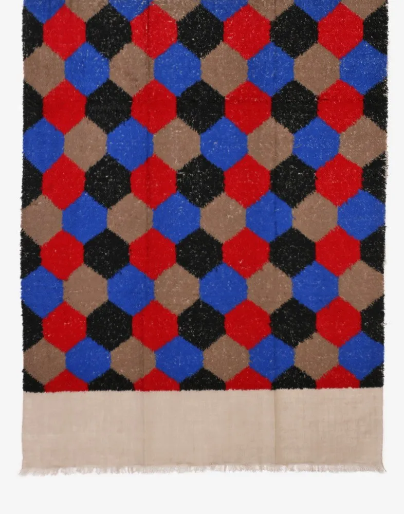 Hexagon Towel Pashmina Shawl