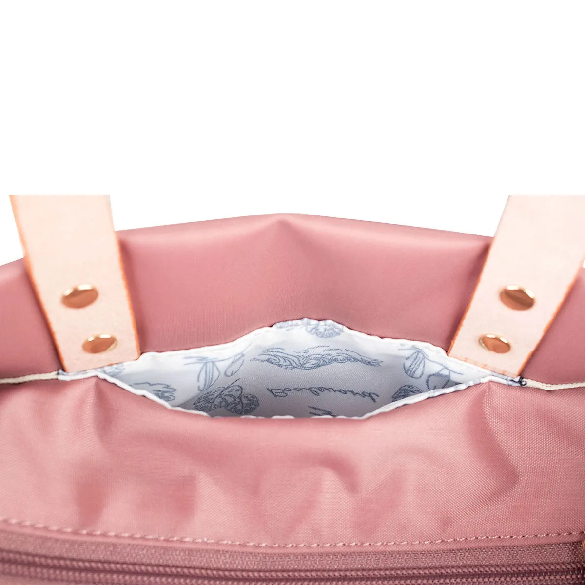 Joey Nylon Tote - Mauve (Ships in 1-2 Weeks)