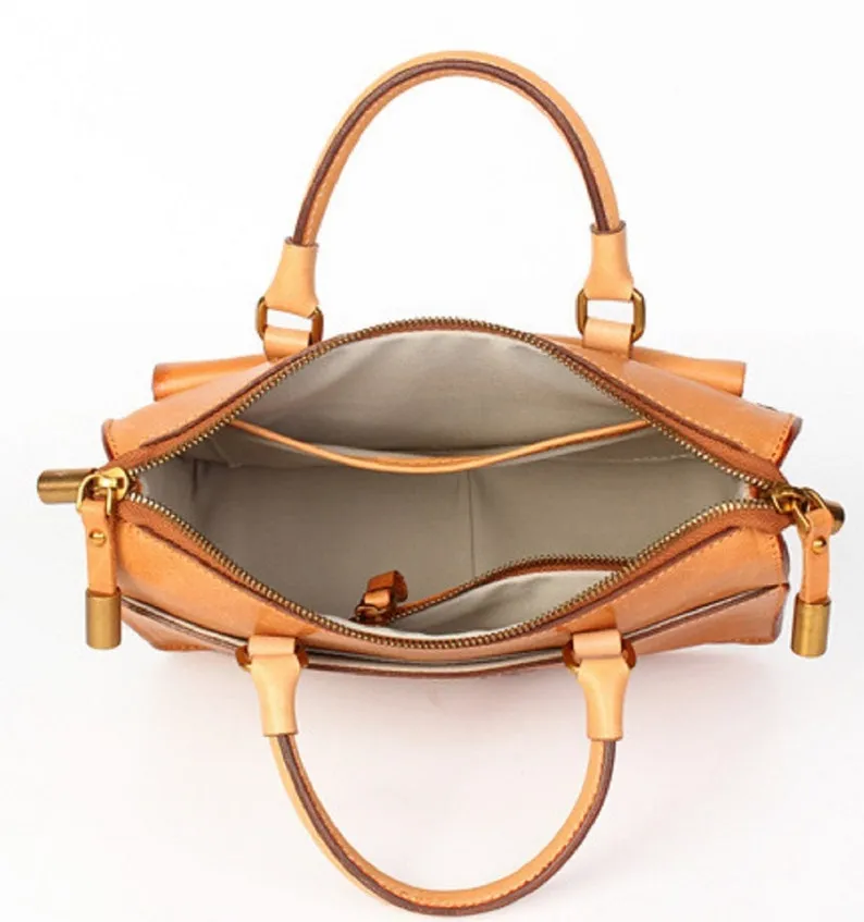 Leather Buttons Crossbody Bag